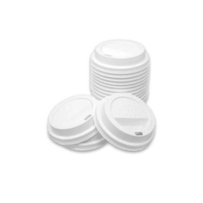 LID CUP HOT - PLAIN WHITE 26 OZ (500 PCS)